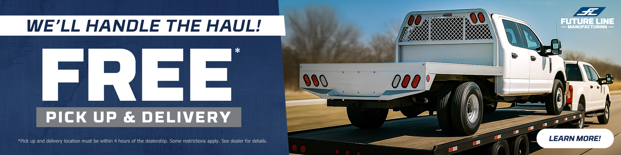 Free Pickup and Delivery
